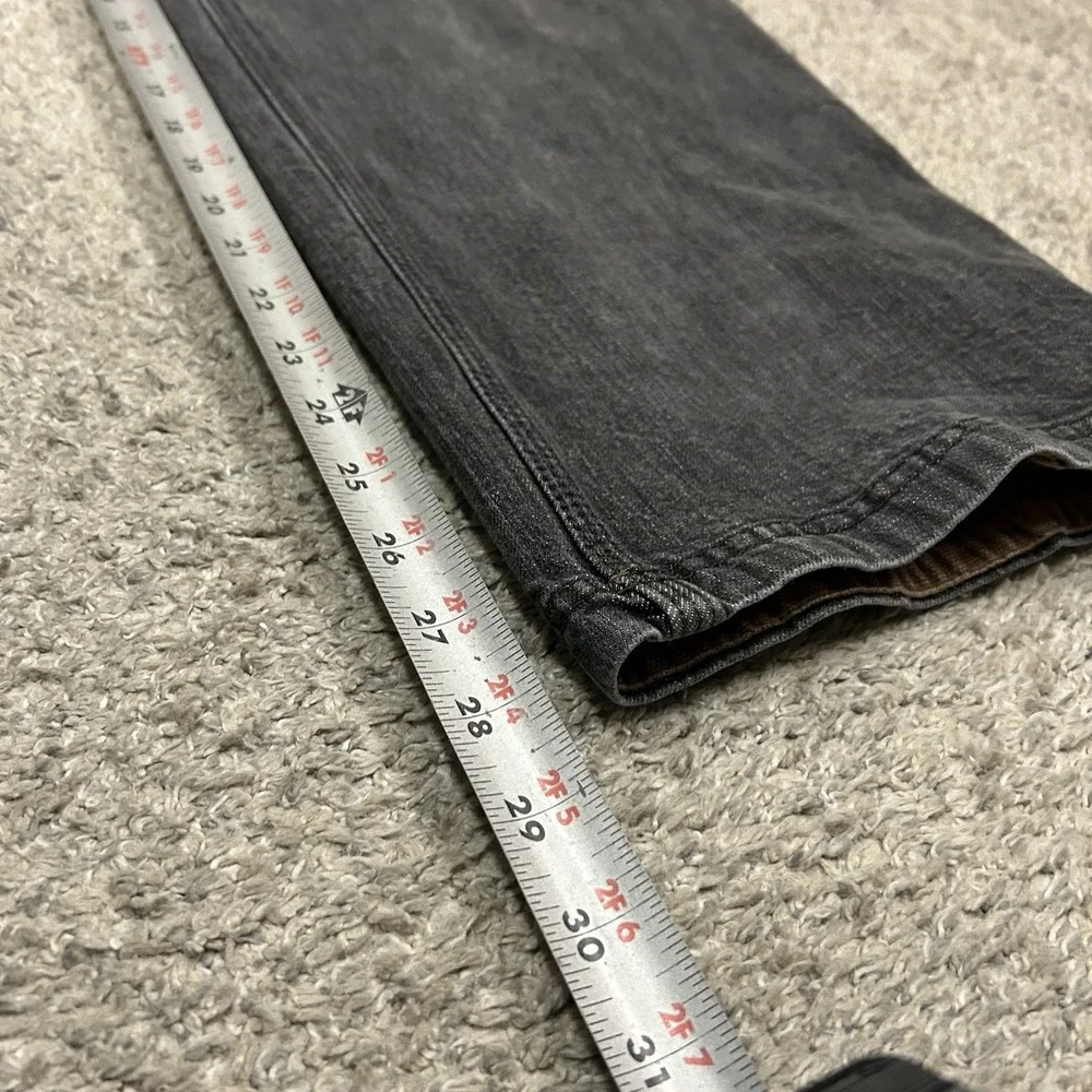 Duluth Trading Flex Ballroom Jeans Men's 44X30 Black Denim‎ Relaxed Fit Outdoor